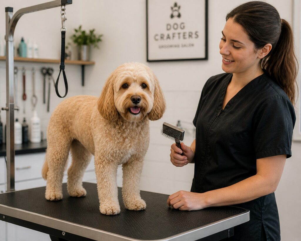 desinsitization training, nervous dog, grooming, dog grooming, puppy training