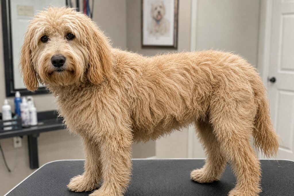 Dog Matting in Hair, mats, demat, dematting