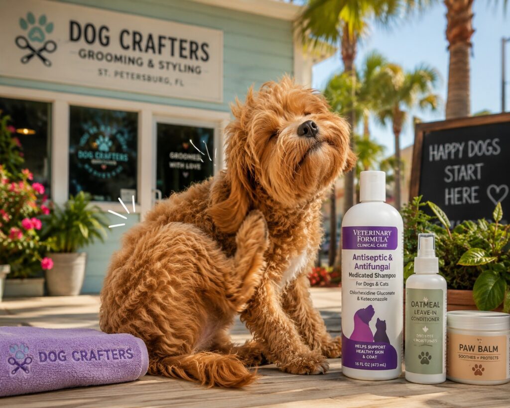 dog, itchy, medicated shampoo, medicated both, itch dog skin, medicated baths for dogs