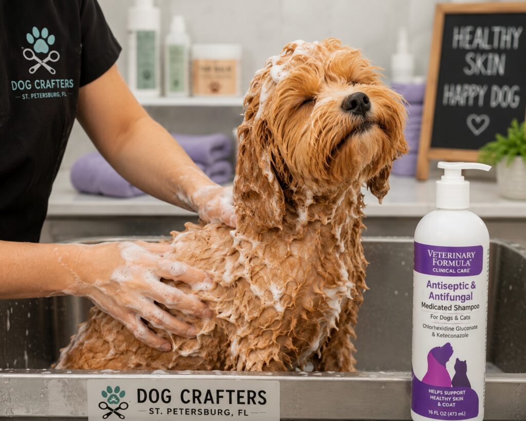 dog, itchy, medicated shampoo, medicated both, itch dog skin, medicated baths for dogs